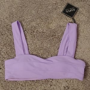 Purple Zaful bikini top